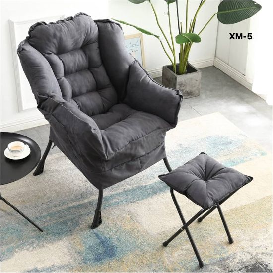 Image de Fauteuil rembourré avec repose-pieds