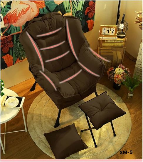 Image de Fauteuil rembourré avec repose-pieds
